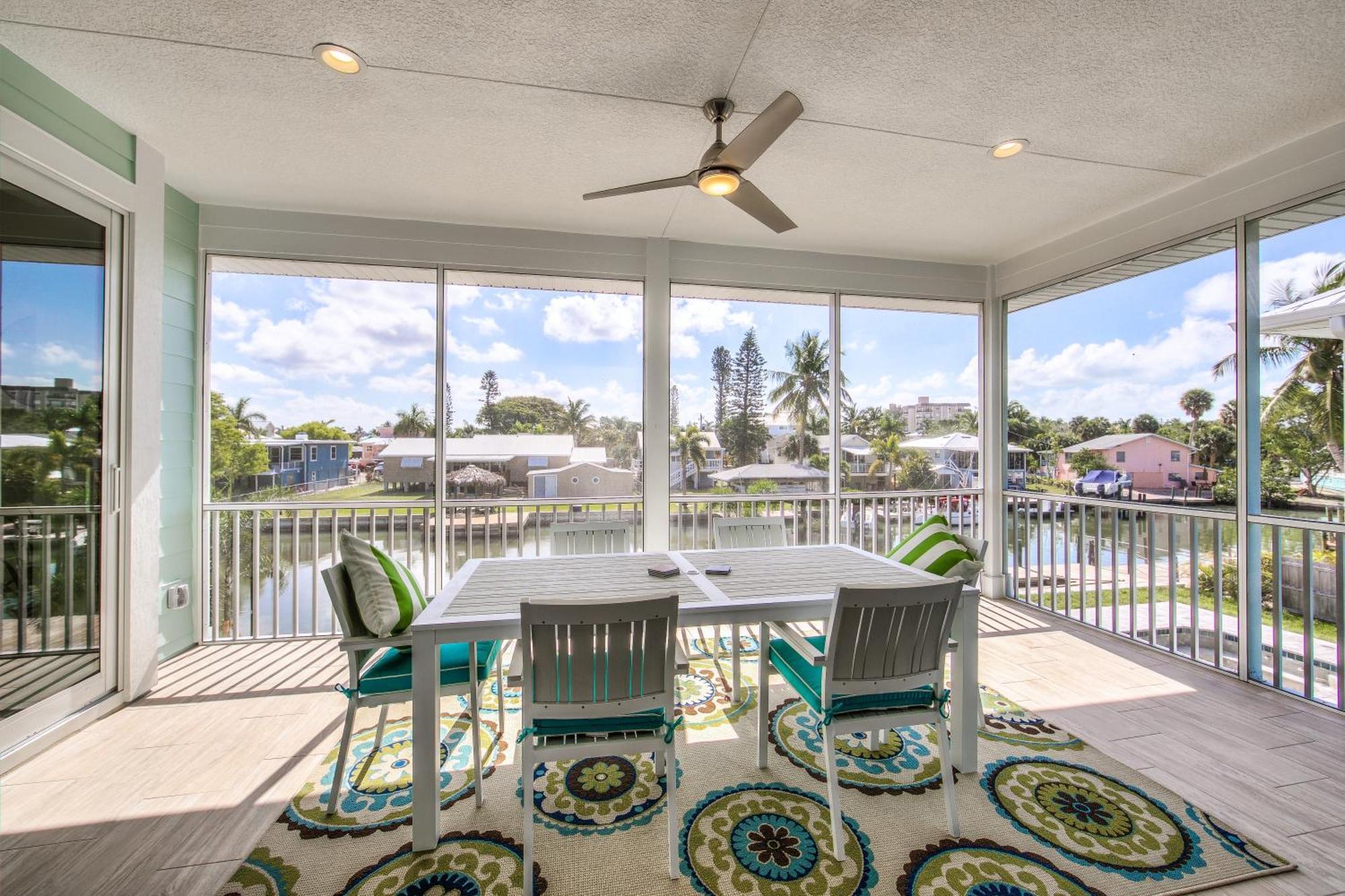 Waterfront - Nestled On The Bay, Heated Pool And Spa - Tidewater - Roelens Villa Fort Myers Beach Exterior photo